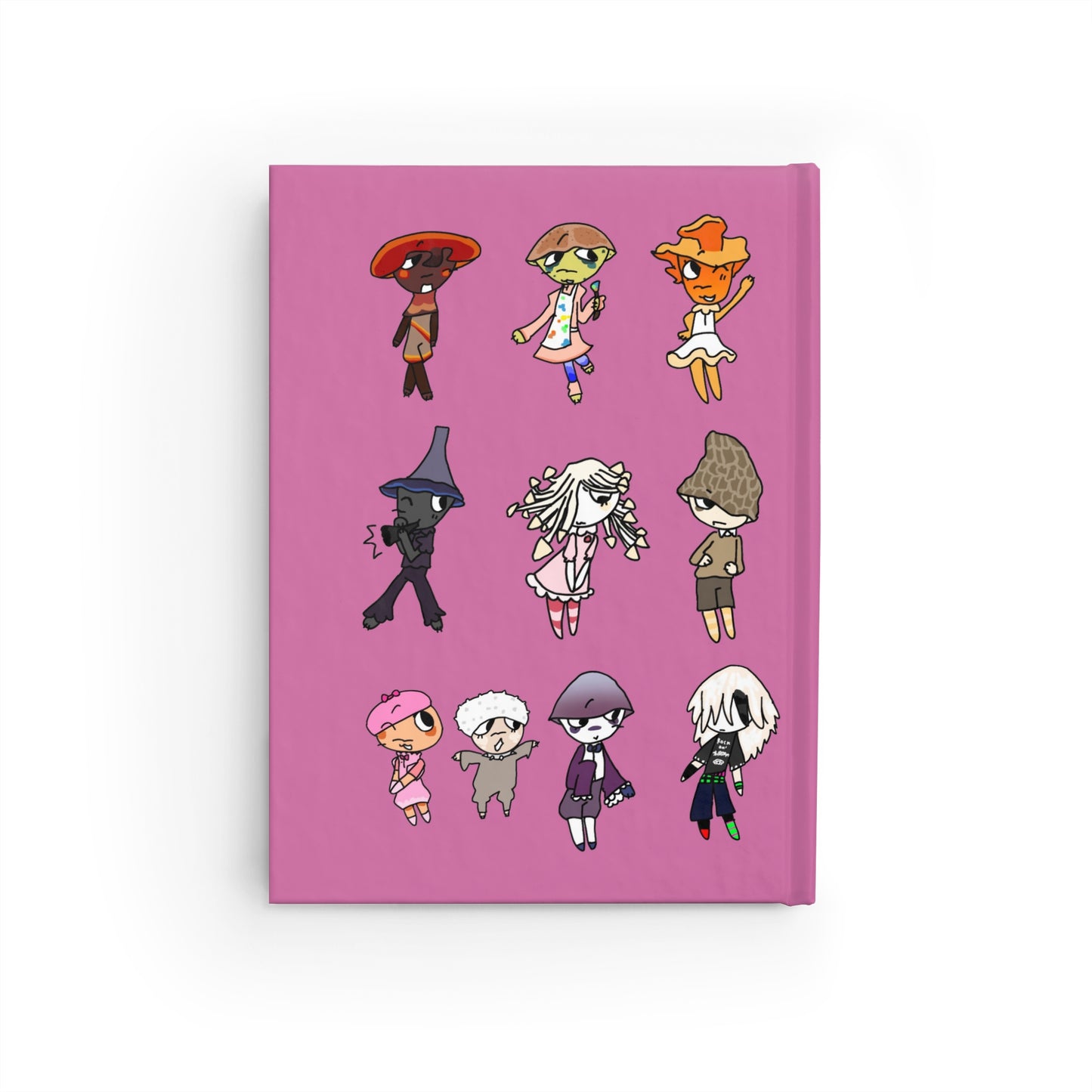Whimsical Art Journey Journal - Blank with Colorful Characters