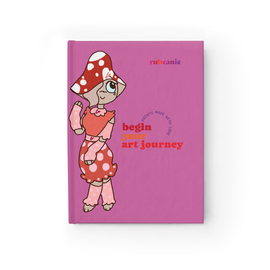 Whimsical Art Journey Journal - Blank with Colorful Characters